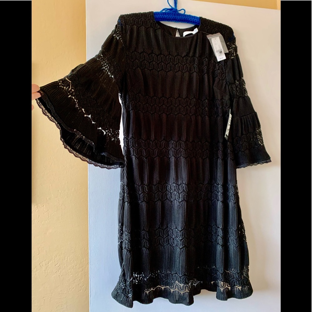 Beautiful New York & Co black dress. NWT. XLP.